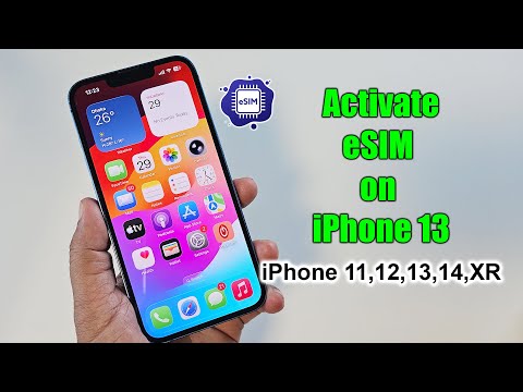 How to activate esim on iphone 13 14 12 11