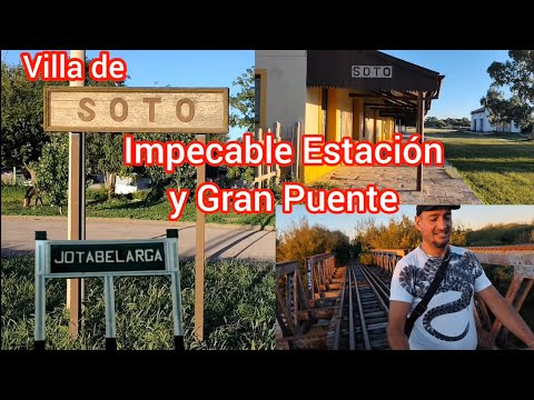 ESTACIÓN SOTO del FERROCARRIL GENERAL MANUEL BELGRANO ex FERROCARRIL CENTRAL NORTE ARGENTINO 