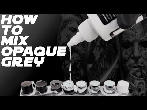 HOW TO MIX OPAQUE GREY | Chris Sinclair Tattoos