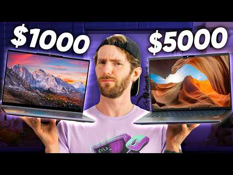 Video Thumbnail: $1000 vs $5000 Laptop - Snapdragon Edition