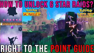 HOW TO UNLOCK 6 STAR TERA RAIDS IN Pokémon Scarlet and Violet?