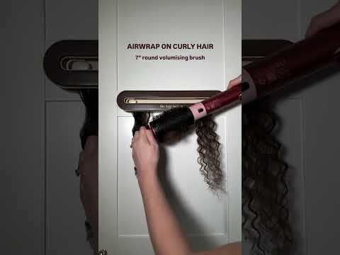 Dyson Airwrap on curly hair🌸#dyson #dysonhair #dysonairwrap #hairtutorial #curlyhair #trending