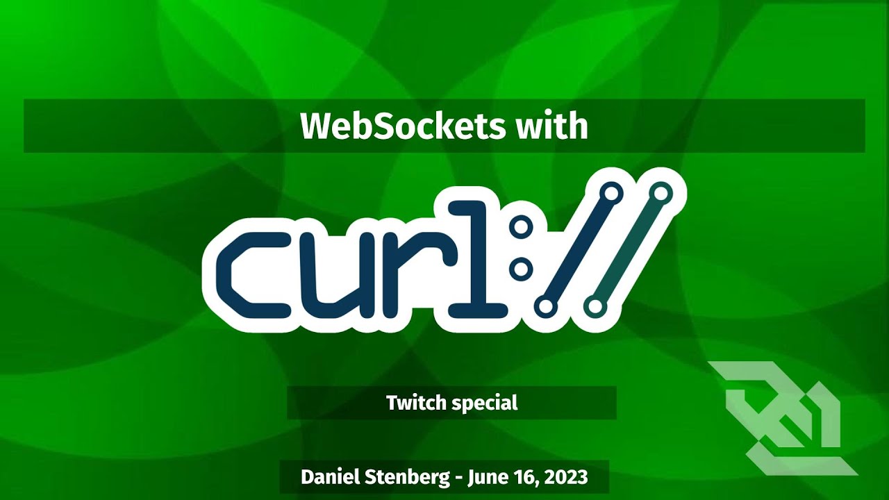 Doing WebSocket with libcurl with Daniel Stenberg