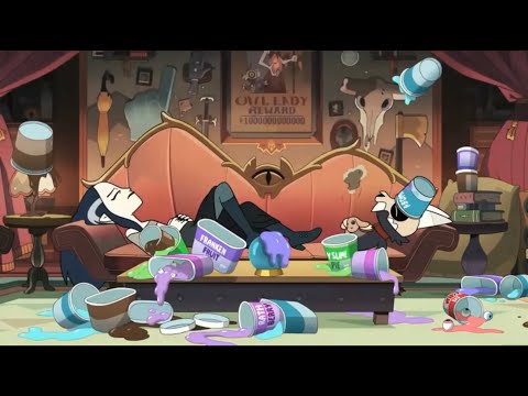 Lilith being Depressed with King while eating Ice Cream{Kinda SPOILERS}Owl House Season 2