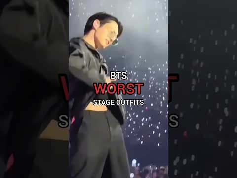 BTS WORST STAGE OUTFITS #bts #jungkookfancam #jungkook #btsoutfits #kpopoutfits #btsarmy