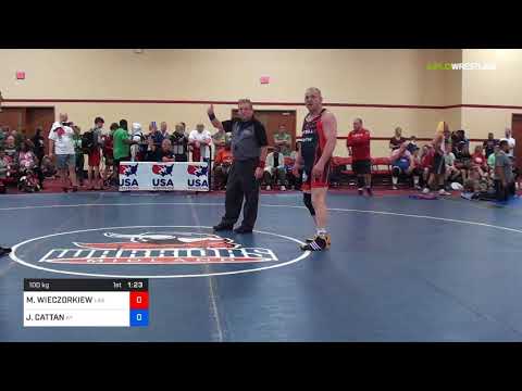 2018 Marine Corps US Open/Masters D Greco Roman 100 RR Rnd 2 - MIROSLAW WIECZORKIEWICZ (Las ) Vs.