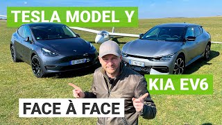 Tesla Model Y vs Kia EV6 : il y a de quoi hésiter !