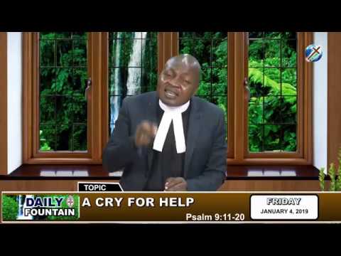 DAILY FOUNTAIN OF JANUARY 4, 2018 -  REV'D CANON STEPHEN OKWUCHUKWU