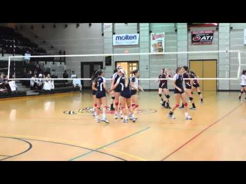 Northern-Calvert/Towson volleyball Game 1 Class 3A state semifinals 11/16/15