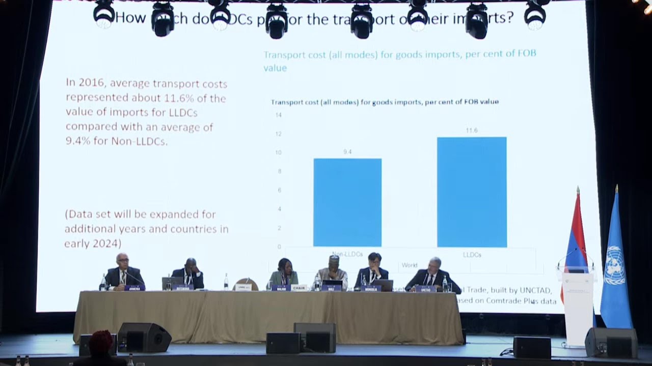 #Ուղիղ․ Դեպի ծով ելք չունեցող զարգացող երկրների նախարարական հանդիպում