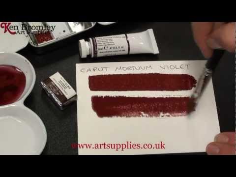 Winsor & Newton Artists' Water Colour paint Caput Mortuum Violet 125 Series 2