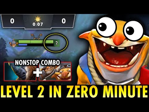AGAIN!! Get Level 2 in Zero Minute!! Nonstop INSANE Magnus Combo | Techies Official
