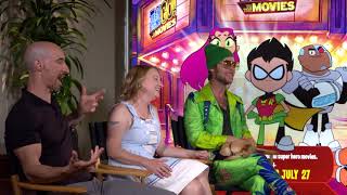 TEEN TITANS GO! interview - Hynden Walch, Greg Cipes & Scott Menville video