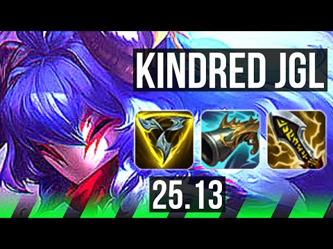KINDRED vs KAYN (JGL) | Legendary, 17/3/8, Rank 15 Kindred | EUNE Challenger | 25.13