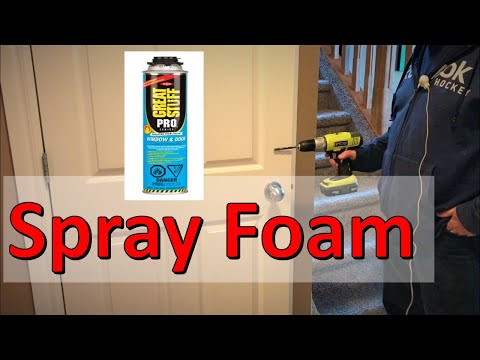 Reduce Noise with Spray Foam in a Hollow Door