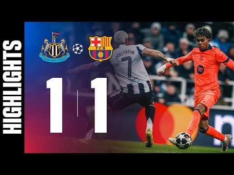 HIGHLIGHTS | NEWCASTLE 1 vs 1 FC BARCELONA | UEFA CHAMPIONS LEAGUE 25/26 ⚽
