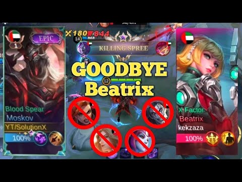 Goodbye Beatrix You Can't Bet Moskov - Mobile Legends #mlbb