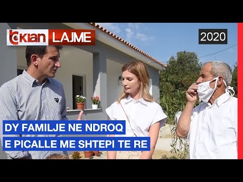 Dy familje ne Ndroq e Picalle me shtepi te re |Lajme-News