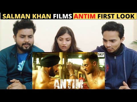 ANTIM - Salman Khan Films | First Look | Reaction Video | Salman Khan | Aayush Sharma | Tremdminati