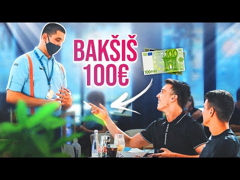 ZALIMO SE NA HRANU PA DAJEM BAKSIS 100 EVRA