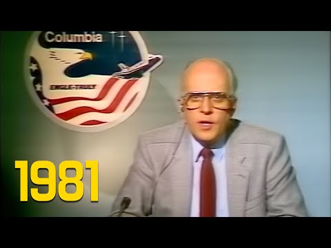 ARD Tagesschau with Space Shuttle landing followed by an announcement from Lutz Schulze (November...