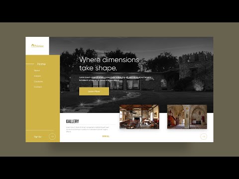 Web Design In Adobe XD | How To Make Website UI Design Using Adobe XD