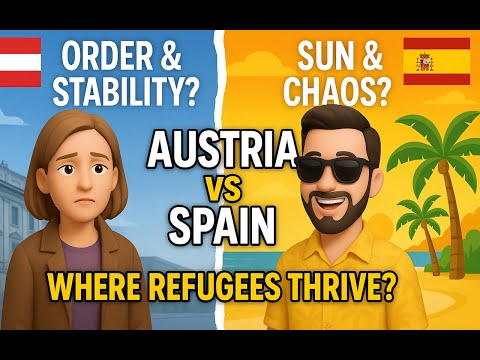 Austria vs Spain: Which Country is Better for Refugees? 🇦🇹 vs 🇪🇸 (Real Stories & Honest Comparison)