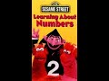 My Sesame Street Home Video Learning About Numbers Sony Wonder Version