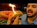 BURNING FIRE PAAN Most Extreme Betel Leaf Mouth Freshener Indian Street Food