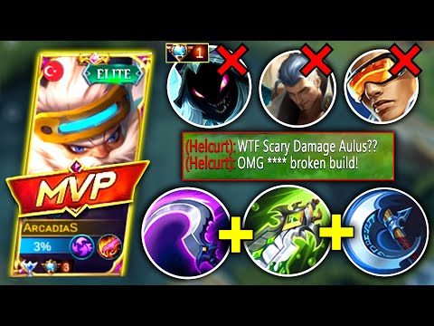 AULUS CRAZY DAMAGE BUILD!! [LET'S TRY] TOP 1 GLOBAL AULUS BEST BUILD AND EMBLEM 2022 |AULUS GAMEPLAY