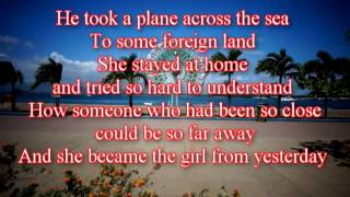 The Girl From Yesterday with lyrics   The Eagles  Cover by Bobit