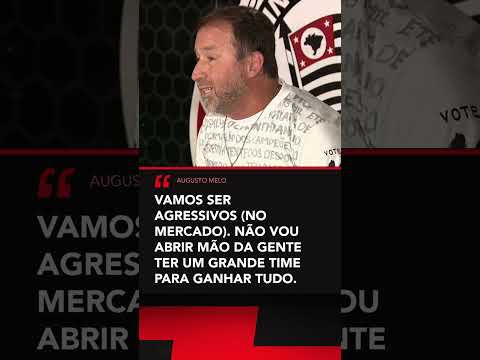 Olha o que o novo presidente do Corinthians falou sobre 2024 #shorts