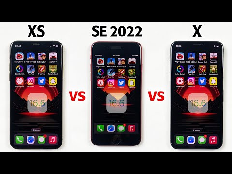 iPhone XS vs iPhone SE 2022 vs iPhone X in 2023 - iOS 16.6 SPEED TEST