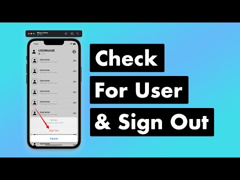 SwiftUI Firebase Chat 07: Sign Out of Firebase thumbnail