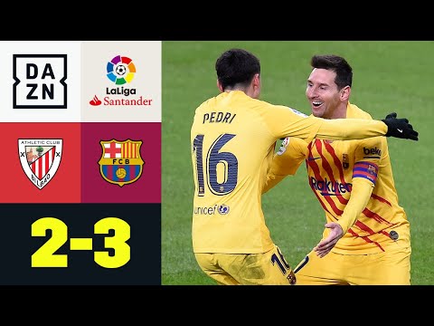 Youngster Pedri & Doppelpacker Messi machen Sieg perfekt: Bilbao - FC Barcelona 2:3 | LaLiga | DAZN