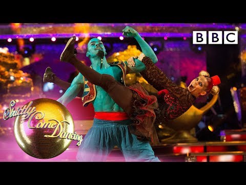 Dev and Dianne dance Street Commercial to 'Friend Like Me' | Movie Week - BBC Strictly 2019