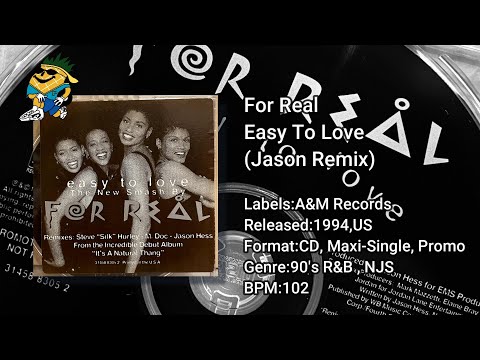 For Real  - Easy To Love (Jason Remix) 1994 CDS