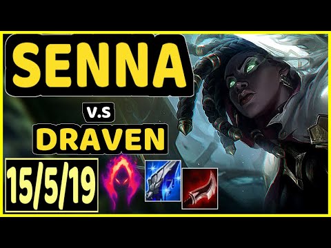 MADNESS (SENNA) vs DRAVEN - 15/5/19 KDA BOTTOM ADC GAMEPLAY - EUW Ranked DIAMOND