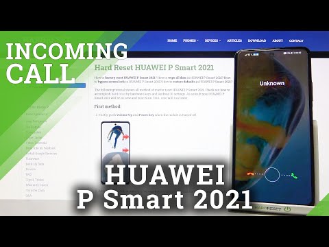 HUAWEI P Smart 2021 Incoming Call