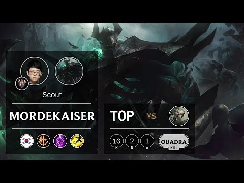Mordekaiser Top vs Camille - KR Challenger Patch 9.24