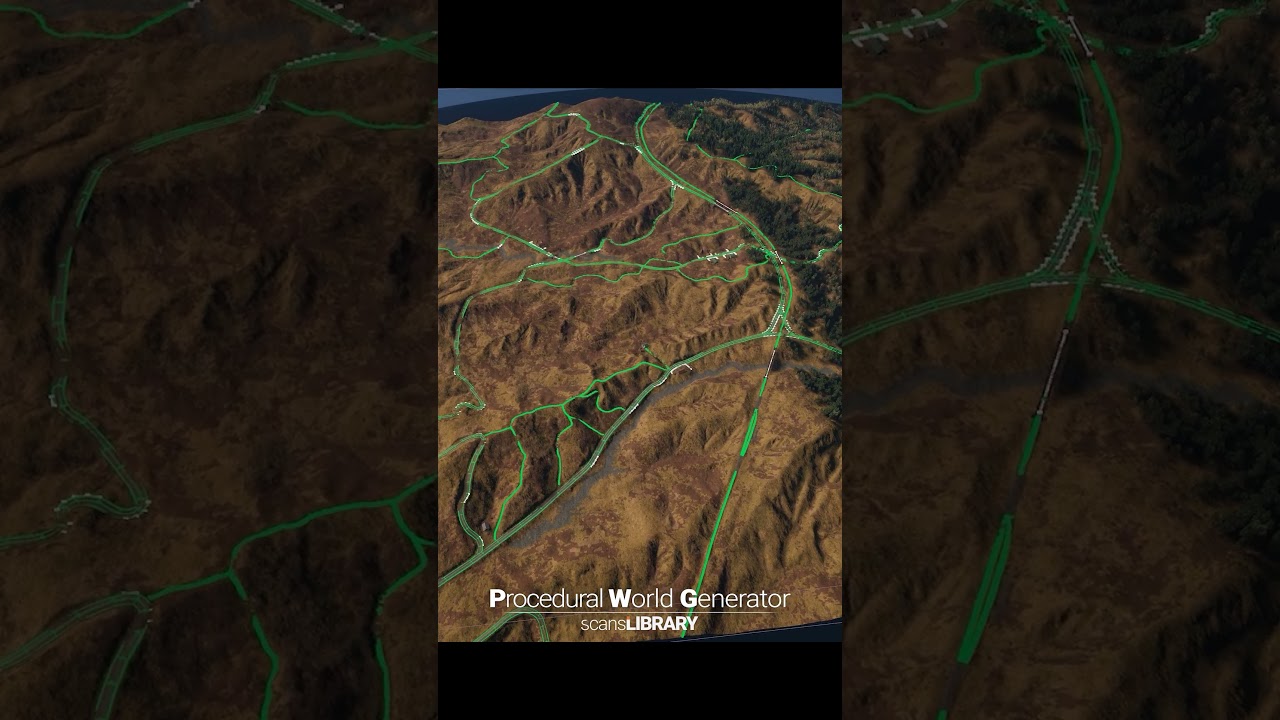 Procedural World Generator - FEATURES /  #pcgaming #ue5 #unrealengine #gamedev #pcg