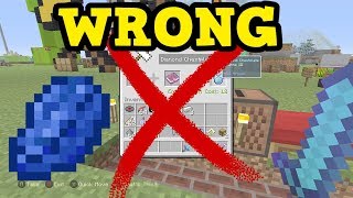 Minecraft Xbox / PE - 5 Ways YOU ARE ENCHANTING WRONG