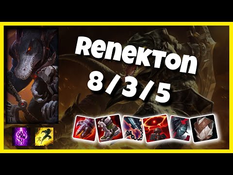 Renekton vs Camille KOREAN Challenger TOP (8/3/5) - v10.25