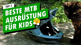 Unsere Top 5 Kinder Mountainbike Ausrüstung - MTB Helm, Protektoren, Knieschoner, Schuhe, Handschuhe