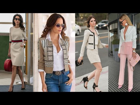 2020 LOOKS Y OUTFITS ELEGANTES Y SOFISTICADOS DE MODA MUJER / TENDENCIAS OTOÑO INVIERNO 2020 2021