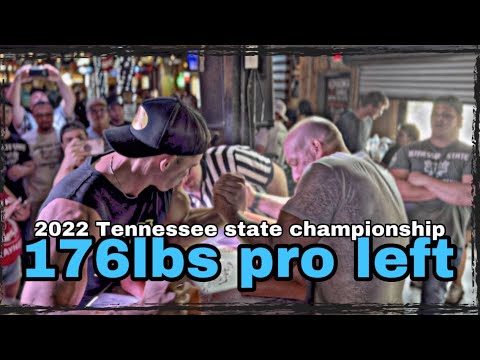 176lbs pro left hand - 2022 Tennessee State Armwrestling Championship