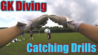 Goalkeeper Training: How to dive and catch the ball