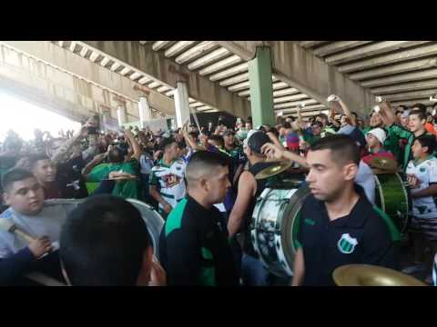 "Nueva Chicago abajo de la tribuna Vs Brown (M)" Barra: Los Pibes de Chicago • Club: Nueva Chicago