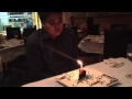 Blowing of Candle, House of Wagyu, January 27.