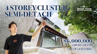 Watten $6m Designer Freehold 4 Levels Cluster SemiD @ D11 Bukit Timah Singapore Home Tour 237